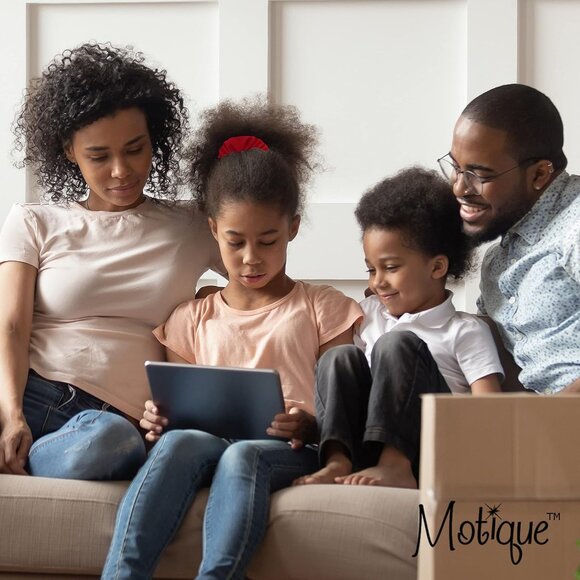 Set of 2 Soft Cotton Black Scrunchies - Gentle & Stretchy Hair Accessories - Picture 5 of 5